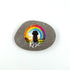Rainbow Cocker Spaniel Black Personalised Pebble